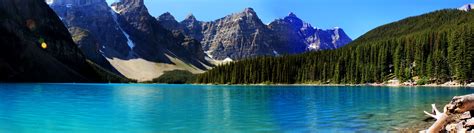 Mountain Lake Dual Screen Wallpaper 3840x1080 Id43216