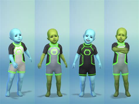 The Sims Resource Toddler Alien Outfit Seasons Needed