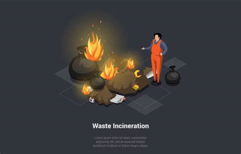 20 Landfill Incinerator Stock Illustrations Royalty Free Vector