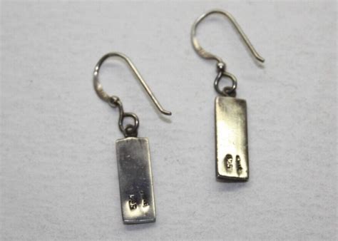 Boma Southwestern Sterling Silver Turquoise Drop Earrings 043GRA EBay