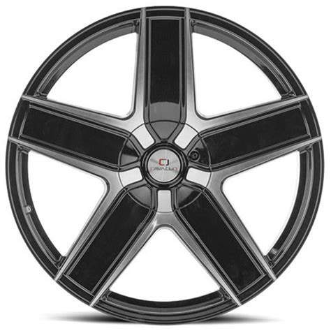 22x85 Cavallo Wheels Clv 31 Gloss Black Machined Rims Cvl009 2