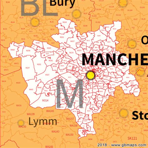 Postcode Map Of Manchester