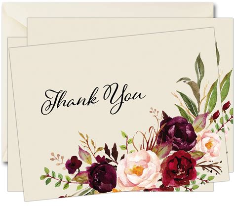 Buy Funeral Sympathy Bereavement Thank You Cards With Envelopes