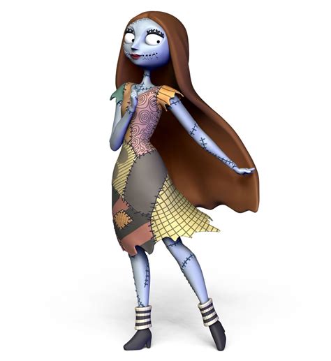 Sally 3d Model Inspired By The Figure Design Of Disney Infinity