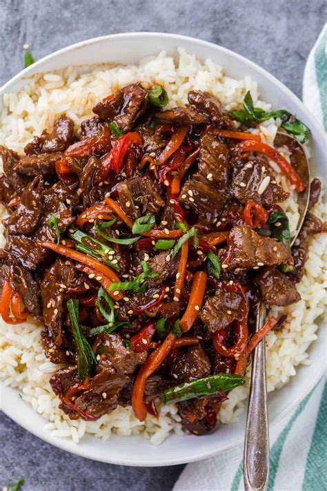 Mongolian Beef Easy 30 Minute Recipe NatashasKitchen