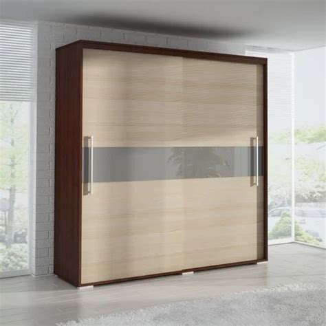 Brown Solid Wood 2 Door Sliding Wardrobe Rs 1200 Square Feet Shree