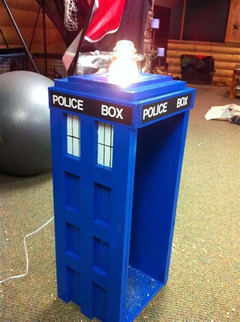 Tardis Bookshelf Made By My Dad And Me Its The Best Tardis