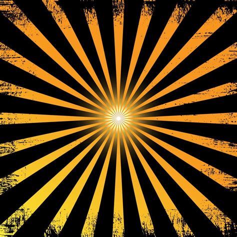 Gradient Sunburst Background With Grunge Style Elegant Sunburst