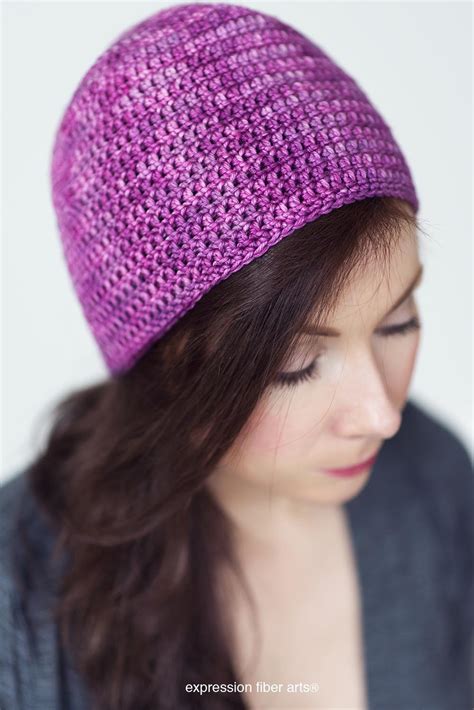 How To Crochet A Beanie For Beginners Expression Fiber Arts A