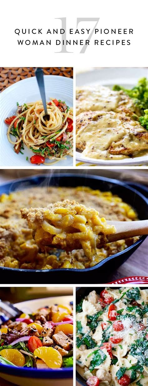 Of course, her website is chocked full of delicious recipes! 17 Pioneer Woman Dinner Recipes That Are Quick, Easy and ...