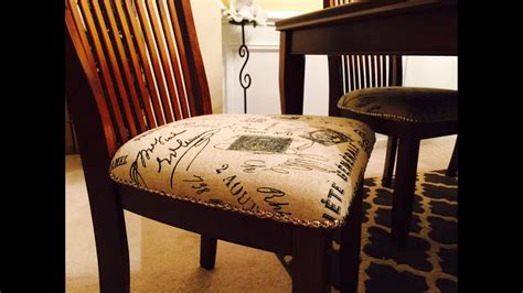 It's important to cut out fabric squares that are big enough to wrap around the sides to the bottom these side chairs showed on providenthomedesign are a nice example. HOW TO REUPHOLSTER A CHAIR! - YouTube