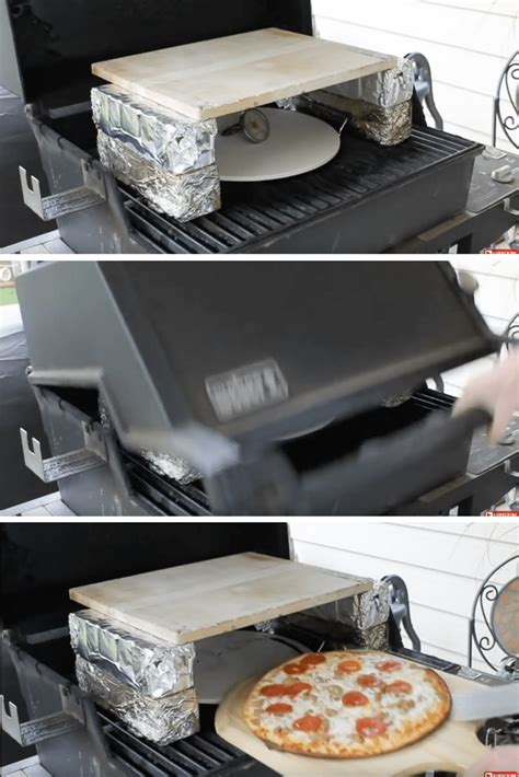 To make grilled pizza, first make the crust using any for more information, visit bbqgrills.com. 6 Ways To Turn Your Gas Grill Into An Outdoor Pizza Oven