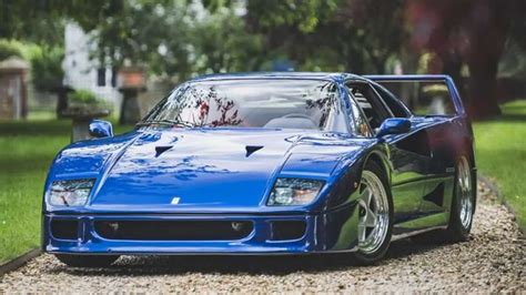 Ferrari F40 Record Price For This Blue Copy At Auction Byri