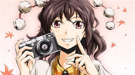 Illustration Eyes Anime Anime Girls Short Hair Brunette Hat