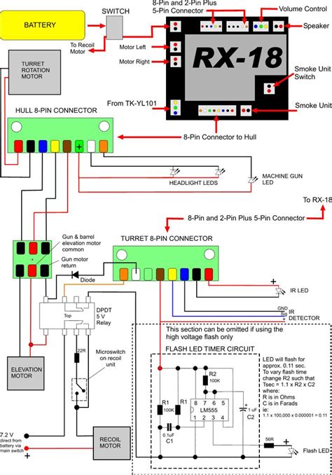 Rx 18 Wiring Diagramsinstructions Rc Tank Diagram Hull