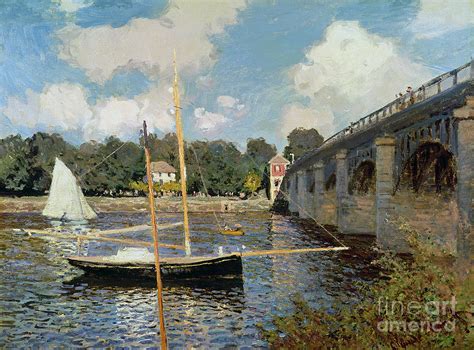 The Seine At Argenteuil Painting By Claude Monet Pixels