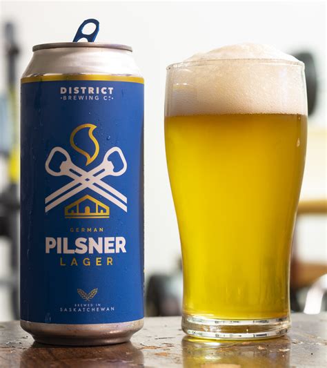 Review District Brewing German Pilsner Lager Beercrankca