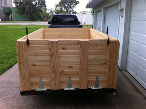 Wooden Sides For Trailer By Weekendwoodworking