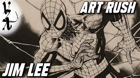 Artrush Jim Lee Drawing Spider Man Youtube