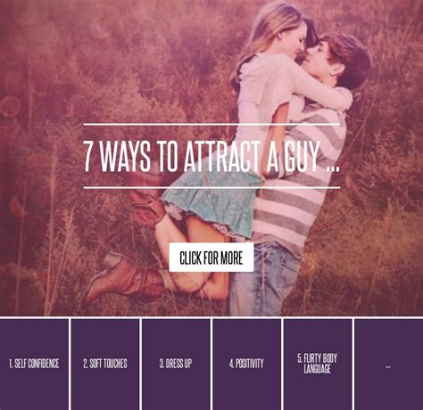 7 ways to attract a guy love