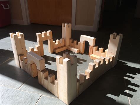 Castle Building Blocks Architectural Learning Educational Play Designed