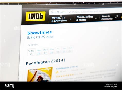 Imdb Internet Movie Database Website Web Movies Computer Screen