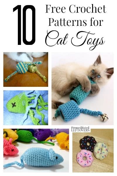 Free amigurumi pattern toy mouse for cats! 10 Free Crochet Patterns for Cat Toys