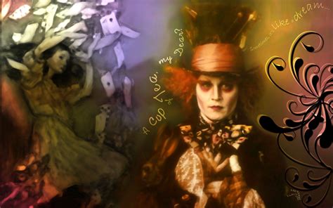 The Mad Hatter Alice In Wonderland Wallpaper Fanpop