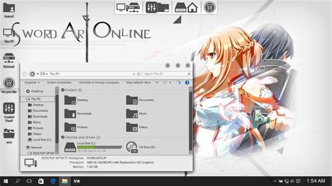Windows 7 Anime Theme Anime Girl Windows Wallpapers Top Free Anime