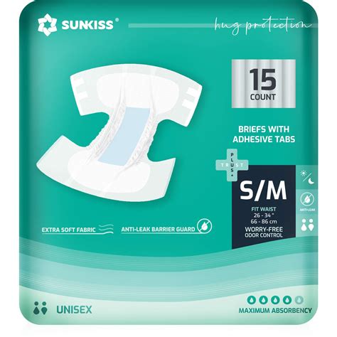 Sunkiss Trustplus Adult Diapers With Maximum Absorbency Disposable