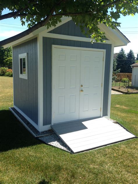 These freestanding structures often don't require permits and are quick and easy to set up; Backyard storage shed - Country Life Projects