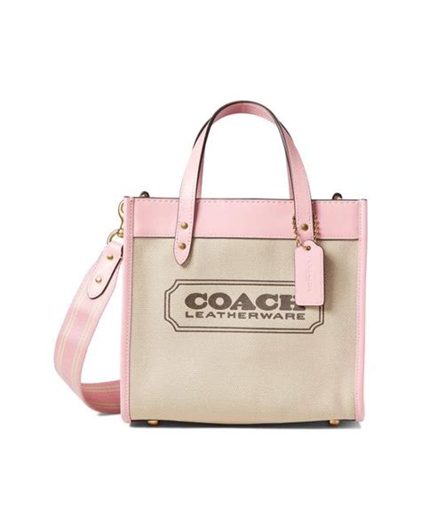 Coach Canvas Field Tote 22 In Pink Lyst