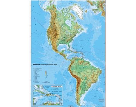 Slepá Mapa Ameriky — Printable Worksheet