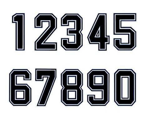 Jersey Letters Svg Jersey Font Svg Jersey Numbers Svg Denmark