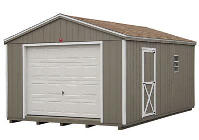 Studio shed prefab garage kits are available in sizes from 14'x18' up to 16'x34'. Garage options: Prefabricated, kits or build from scratch?