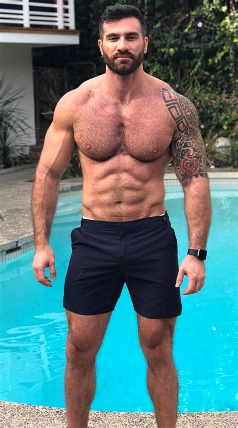 Sexy Muscle Hunks Scruffy Men Handsome Men Boxer For Men Hairy