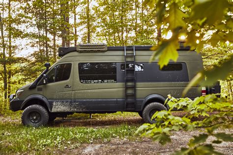 Forest Van Travel Camper Adventure Van 4x4 Camper Van