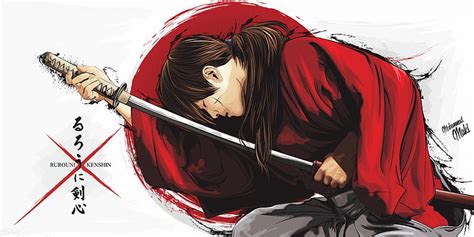 Kenshin Himura Samurai X Painting Rurouni Kenshin Himura Kenshin