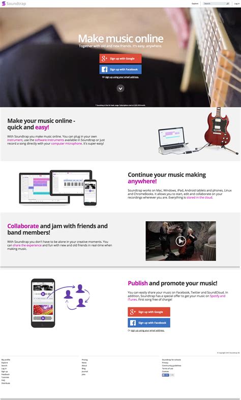 Make music online. Together with old and new friends. It’s easy ...