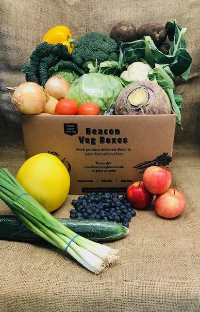 New Fruit Veg Salad Box Beacon Veg Boxes