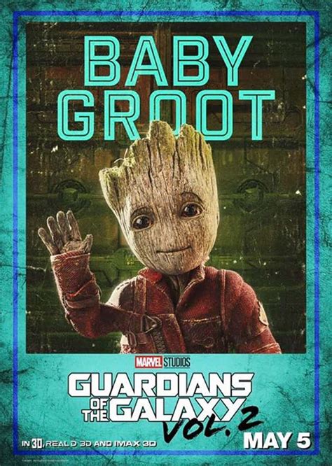 Guardians Of The Galaxy Vol 2 Character Poster Baby Groot