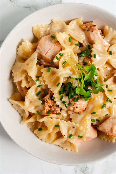 Creamy Salmon Pasta Love And Good Stuff