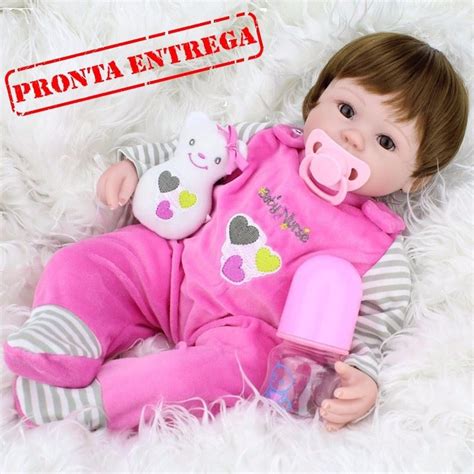 boneca bebê reborn 40cm pronta entrega com frete grátis r 399 99 em mercado livre
