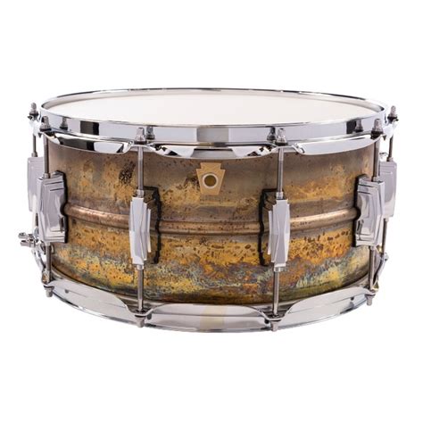 Ludwig 14 X 65 Raw Brass Snare Drum Gear4music