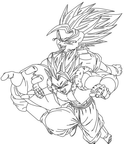 Then why not get them busy with these free printable dragon ball z coloring pages. Vegito Coloring Pages at GetDrawings | Free download