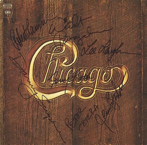 Chicago Band Signed Chicago V Album Artist Signed Collectibles And Ts