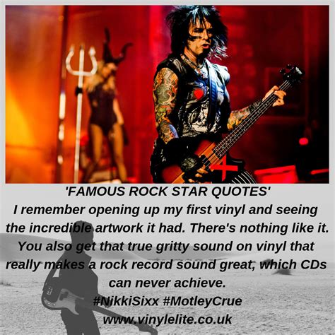 Famous Rock Star Quotes I Remember Opening Up My First Vinyl And
