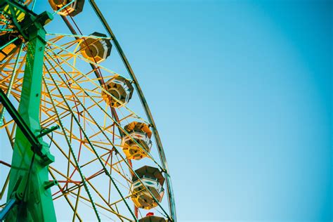 Free Images Sky Flower Ferris Wheel Carnival Amusement Park