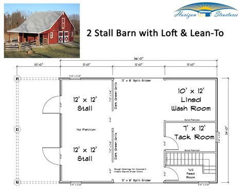 2 Or 3 Modular Barn With Loft And Lean To Delivered In Prefab Sections