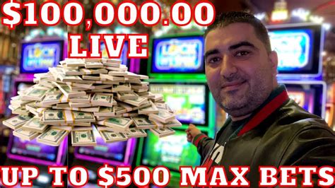🔴100000 High Limit Live Stream Slot Play And 500 Max Bets Youtube